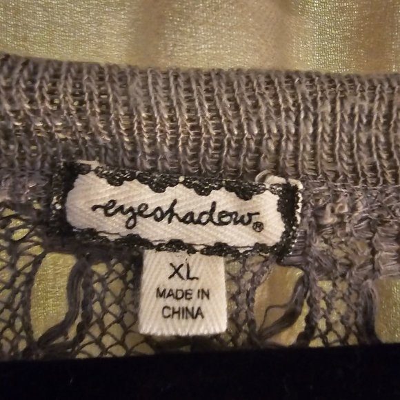 Eye Shadow - Grey Knit top - Teen XL - Picture 2 of 3